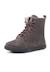 Botte en peau de mouton avec lacets latéraux à glissière Gris+Taupe 2 - vertbaudet enfant 