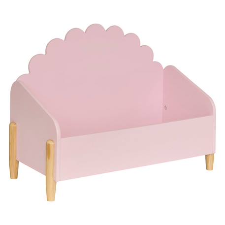 Coffre de rangement - douceur Beige+Blanc+Rose 10 - vertbaudet enfant 