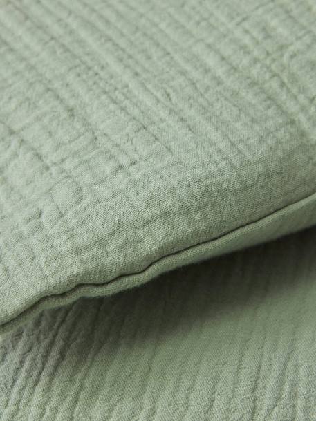Housse de couette gaze de coton 'gaufrée' Celadon 3 - vertbaudet enfant 