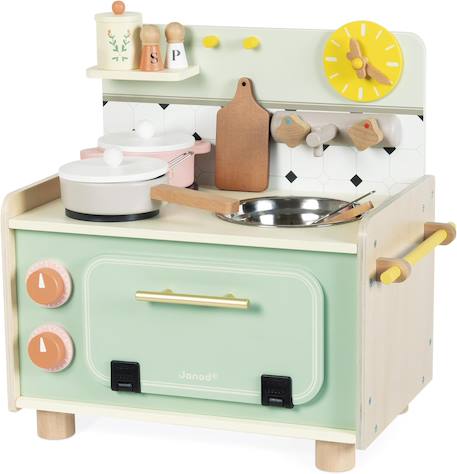 Petite cuisine en bois fsc kitchenette Vert 3 - vertbaudet enfant 