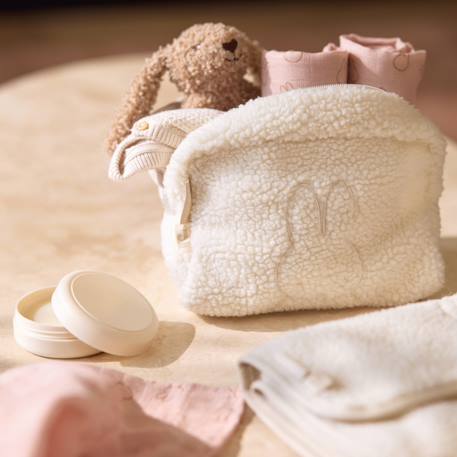 Trousse de toilette boucle naturel Beige+Blanc+Marron 6 - vertbaudet enfant 