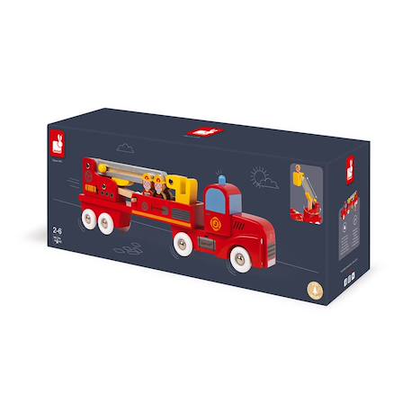 Camion de pompiers géant Rouge 5 - vertbaudet enfant 