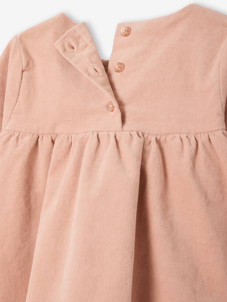 Ensemble bébé fille robe bandeau collants coffret cadeau Noël rose poudré 4 - vertbaudet enfant 