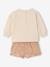 Ensemble bébé fille noël sweat short à sequins or 6 - vertbaudet enfant 