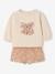 Ensemble bébé fille noël sweat short à sequins or 3 - vertbaudet enfant 