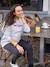 Ensemble sweat 'bisou mama' et legging grossesse et postpartum gris chiné 2 - vertbaudet enfant 