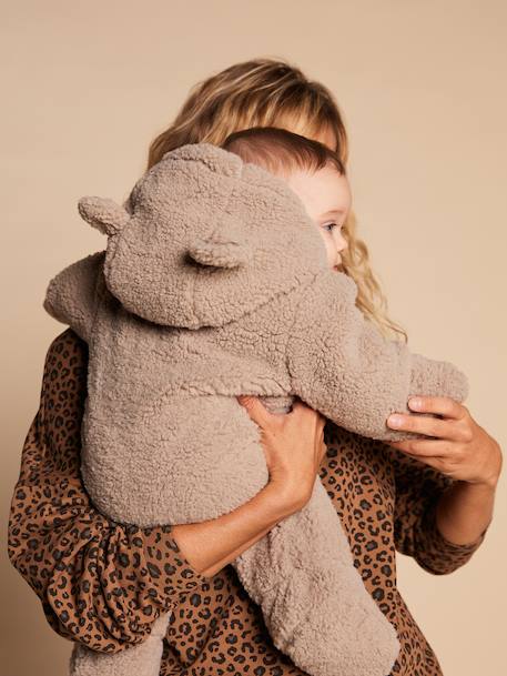 Combipilote mixte doublée léopard capsule famille taupe 13 - vertbaudet enfant 