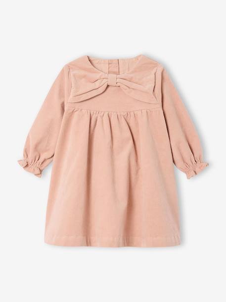 Ensemble bébé fille robe bandeau collants coffret cadeau Noël rose poudré 6 - vertbaudet enfant 