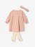 Ensemble bébé fille robe bandeau collants coffret cadeau Noël rose poudré 2 - vertbaudet enfant 