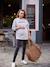 Ensemble sweat 'bisou mama' et legging grossesse et postpartum gris chiné 1 - vertbaudet enfant 