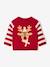 Pull bébé garçon noël motif renne rouge 1 - vertbaudet enfant 
