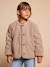 Veste fille sherpa doublée léopard collection capsule mère-fille taupe 13 - vertbaudet enfant 