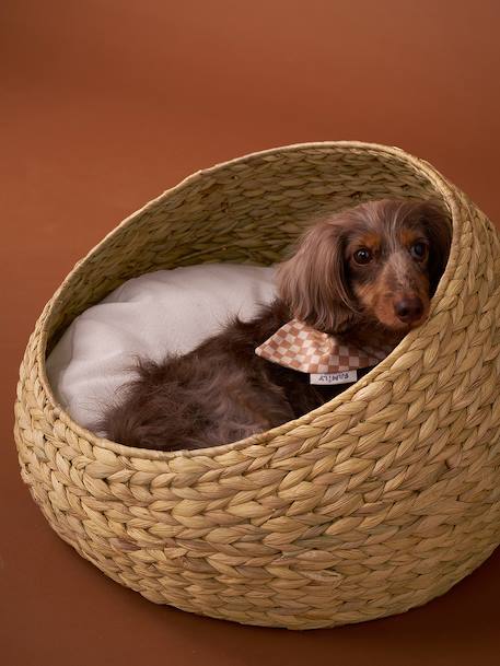 Panier ovale pour chat et chien beige 1 - vertbaudet enfant 