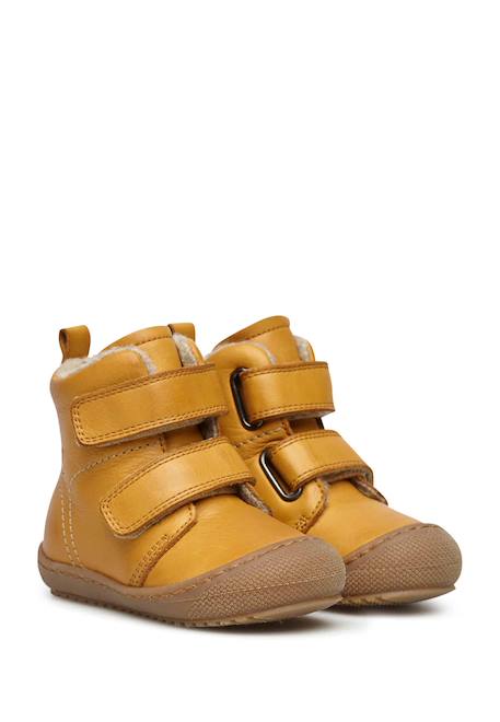 Bottines en cuir doublé bubble vl Anthracite-+Citrouille-+Cognac-+Marine-+Rose- 7 - vertbaudet enfant 
