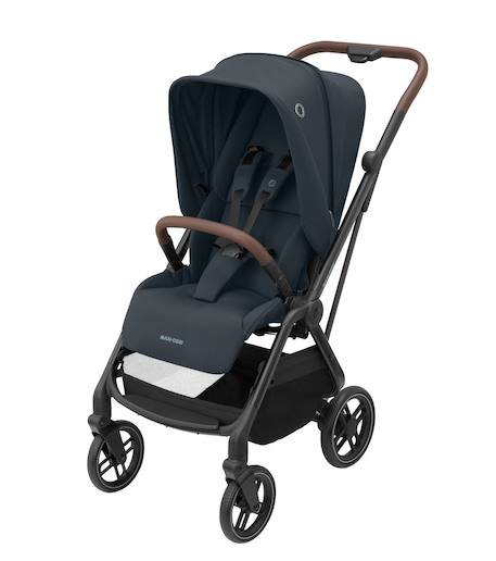 Poussette ultra compacte leona2  Grandes roues anti-crevaison Essential graphite 1 - vertbaudet enfant 