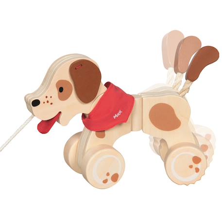Max le chien à tirer Beige 2 - vertbaudet enfant 