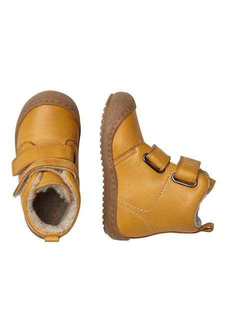 Bottines en cuir doublé bubble vl Anthracite-+Citrouille-+Cognac-+Marine-+Rose- 9 - vertbaudet enfant 