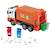 Camion poubelle son et lumière 30cm Orange 2 - vertbaudet enfant 