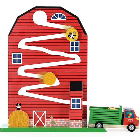 Jouet d’éveil - récolte à la ferme Rouge 5 - vertbaudet enfant 