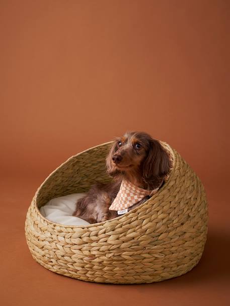 Panier ovale pour chat et chien beige 2 - vertbaudet enfant 