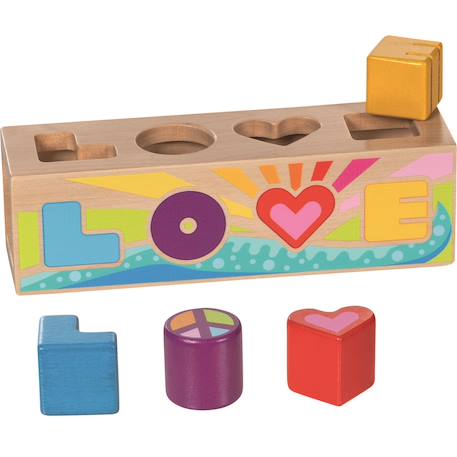 Boîte à formes love Beige 2 - vertbaudet enfant 