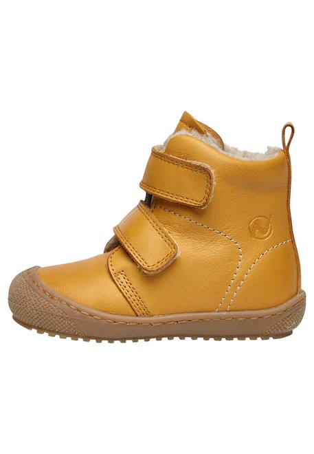 Bottines en cuir doublé bubble vl Anthracite-+Citrouille-+Cognac-+Marine-+Rose- 8 - vertbaudet enfant 