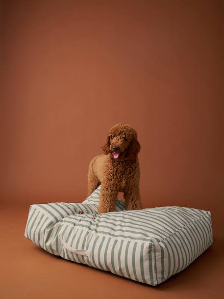 Matelas XL pour chien rayé vert 1 - vertbaudet enfant 