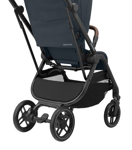 Poussette ultra compacte leona2  Grandes roues anti-crevaison Essential graphite 6 - vertbaudet enfant 