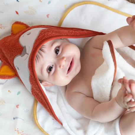 Cape de bain renard Terracotta 2 - vertbaudet enfant 