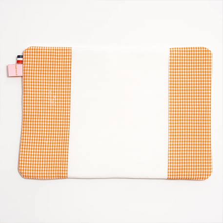 Protège carnet de santé en coton bio wooly Blanc 6 - vertbaudet enfant 