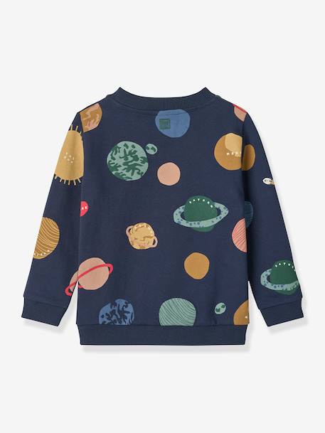 Sweat imprimé Thora marine+rose 2 - vertbaudet enfant 
