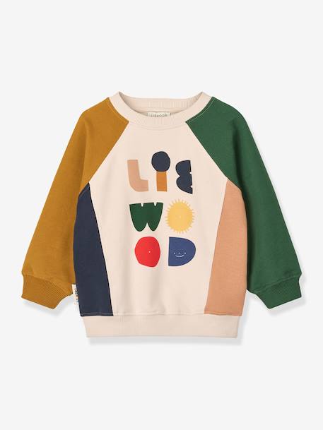 Sweat à motif Aude beige 1 - vertbaudet enfant 