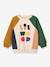 Sweat à motif Aude beige 1 - vertbaudet enfant 