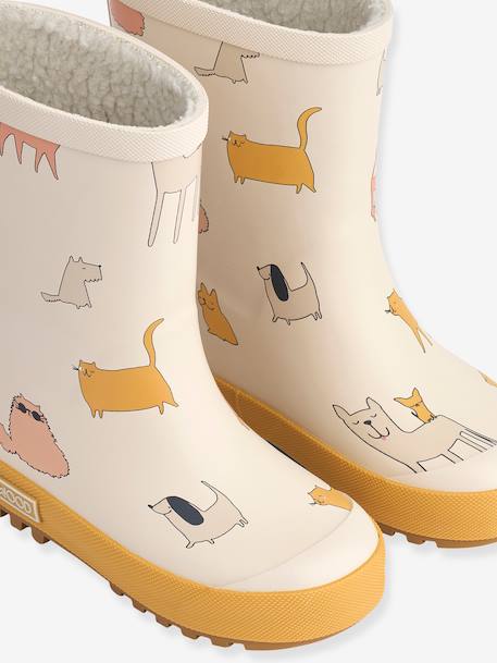Bottes de pluie thermiques Mason gris+marine+rose 11 - vertbaudet enfant 