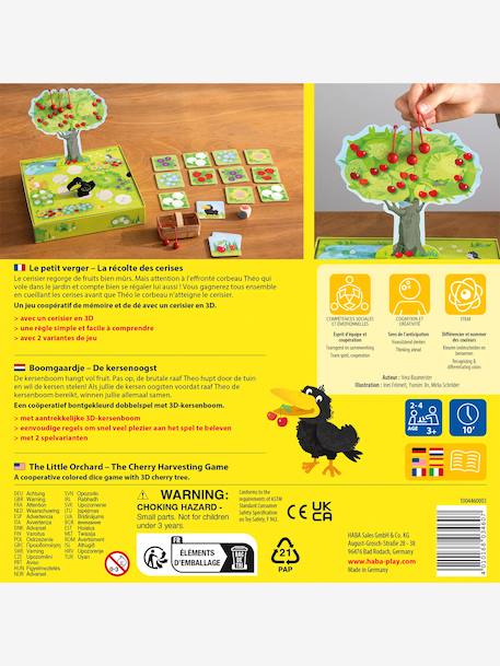 Jeu coopératif 'Le Petit Verger ' jaune 2 - vertbaudet enfant 