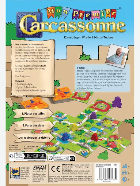 Mon premier Carcassonne jeu enfant bleu 2 - vertbaudet enfant 
