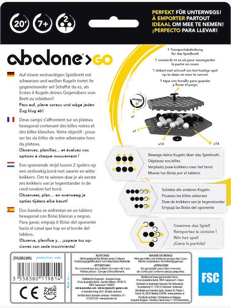Jeu de stratégie Abalone Go blanc 3 - vertbaudet enfant 