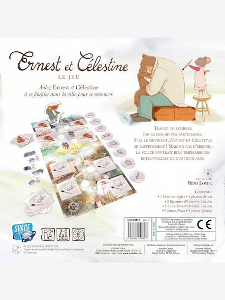 Jeu Ernest & Célestine blanc 2 - vertbaudet enfant 