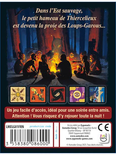 Jeu de société Loups-Garous de Thiercelieux rouge 2 - vertbaudet enfant 