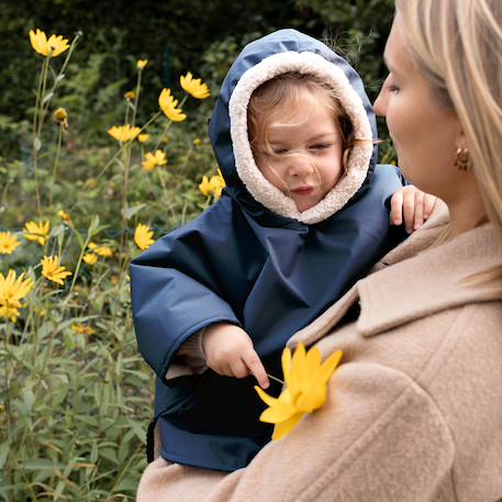 Poncho de voyage - au chaud sous la pluie Carmin+Choco+Green+Hibiscus+Horizon+Jaune+Natural+Navy+Neutral+Plum 42 - vertbaudet enfant 