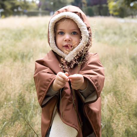 Poncho de voyage - waterproof - teddy Carmin+Choco+Green+Hibiscus+Horizon+Jaune+Natural+Navy+Neutral+Plum+Sauge 8 - vertbaudet enfant 