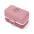 Set boite à goûter enfant avec bouteille, couverts et sac à dos Bleu infinity+Rose blush 7 - vertbaudet enfant 