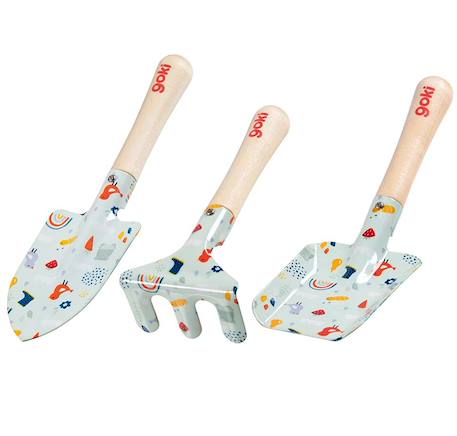 Set outils de jardin 3 pièces Multi-coloured 2 - vertbaudet enfant 