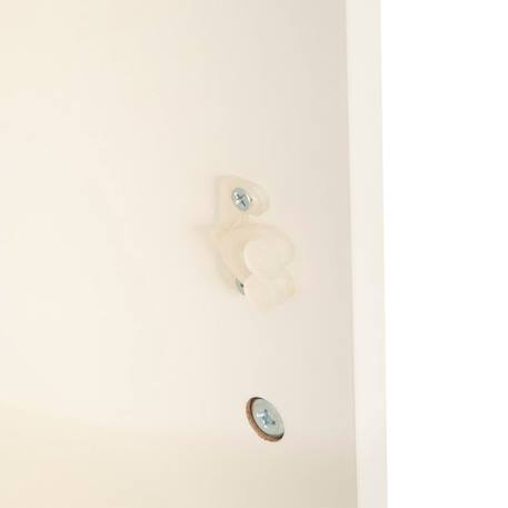 Table de chevet - douceur Blanc+Rose 6 - vertbaudet enfant 