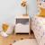 Table de chevet - douceur Blanc+Rose 1 - vertbaudet enfant 