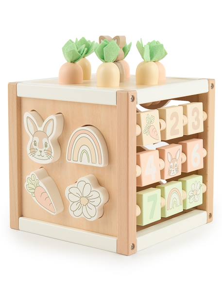 Grand cube d'activités bois fsc® - lapin fine Berry xxl+Chevruil ella xxl+Lapin fine+Lapin fine xxl 19 - vertbaudet enfant 