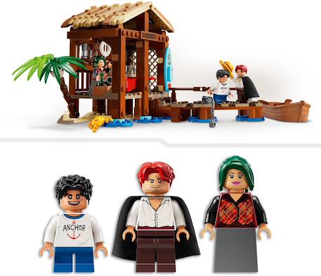 Lego one piece - le bar du village de fuchsia - 75636 Multicolore 5 - vertbaudet enfant 