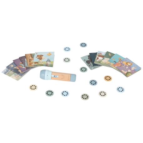 Coffret lampe à histoires fairy garden Bleu, bois+Rose, bois 6 - vertbaudet enfant 