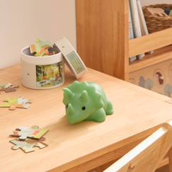 Veilleuse souple dinosaure h.9cm à piles  - vertbaudet enfant