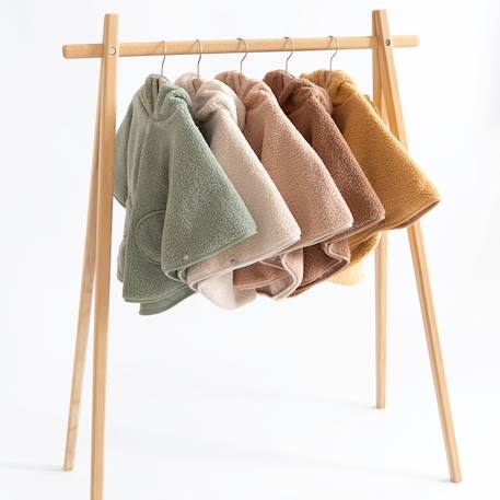 Poncho de voyage - teddy douillet Ficelle+Kaki+Muffin+Natural+Ocre 15 - vertbaudet enfant 